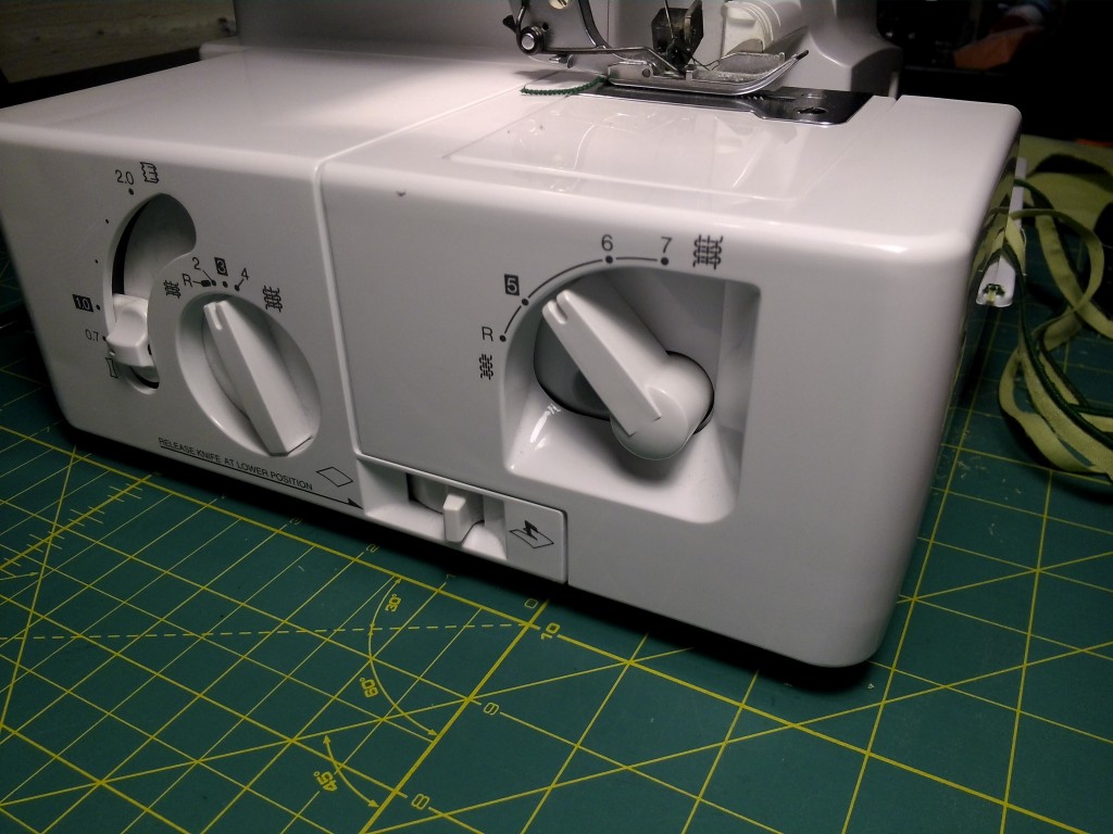 Brother 1034D Serger 7 Starting to Serge 