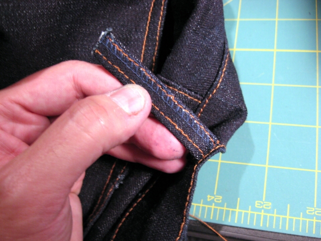 Jeans Part 8: Belt Loops and Buttonholes